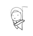 Terrible Stickers - Hijab Girls（個別スタンプ：19）