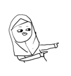 Terrible Stickers - Hijab Girls（個別スタンプ：25）