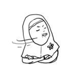 Terrible Stickers - Hijab Girls（個別スタンプ：30）
