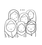 Terrible Stickers - Hijab Girls（個別スタンプ：34）