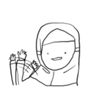 Terrible Stickers - Hijab Girls（個別スタンプ：36）