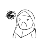 Terrible Stickers - Hijab Girls（個別スタンプ：37）