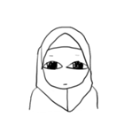 Terrible Stickers - Hijab Girls（個別スタンプ：38）