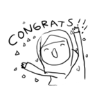 Terrible Stickers - Hijab Girls（個別スタンプ：40）