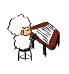 The Diary of Sheep A-Yang.（個別スタンプ：26）