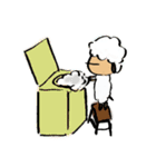 The Diary of Sheep A-Yang.（個別スタンプ：35）