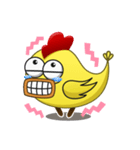 Yellow Crazy Chicken（個別スタンプ：1）