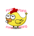 Yellow Crazy Chicken（個別スタンプ：2）