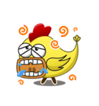 Yellow Crazy Chicken（個別スタンプ：12）