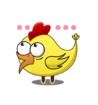 Yellow Crazy Chicken（個別スタンプ：14）