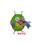 さかさ鳥：アレコレ編（個別スタンプ：10）