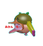 さかさ鳥：アレコレ編（個別スタンプ：38）