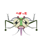 さかさバッタ（個別スタンプ：14）