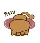 Moo Krob Cat Bangs（個別スタンプ：18）