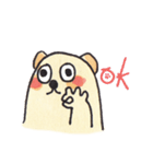 MOOTOON - stupid bear（個別スタンプ：4）