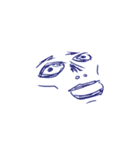 This is my face pretty face（個別スタンプ：1）