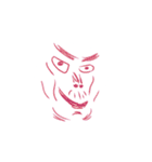 This is my face pretty face（個別スタンプ：4）