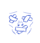 This is my face pretty face（個別スタンプ：10）