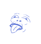 This is my face pretty face（個別スタンプ：11）