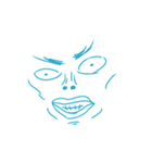 This is my face pretty face（個別スタンプ：16）