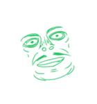 This is my face pretty face（個別スタンプ：34）