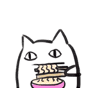cat stillness face（個別スタンプ：6）