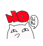 cat stillness face（個別スタンプ：7）