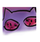 cat stillness face（個別スタンプ：9）