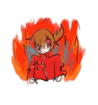 cat stillness face（個別スタンプ：16）