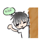 cat stillness face（個別スタンプ：19）