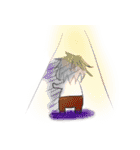 cat stillness face（個別スタンプ：27）