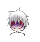 cat stillness face（個別スタンプ：30）