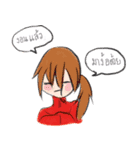 cat stillness face（個別スタンプ：34）