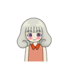 Cold sweet girl（個別スタンプ：1）