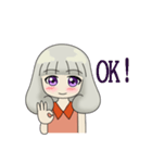 Cold sweet girl（個別スタンプ：4）