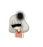 Cold sweet girl（個別スタンプ：28）