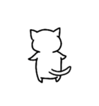 ゆるーく話すの白にゃんこ（個別スタンプ：23）