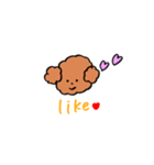プードルのくりんちゃん（個別スタンプ：8）