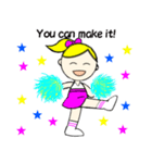 I'm rooting for you.（個別スタンプ：5）