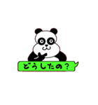 メッセージパンダ（個別スタンプ：17）