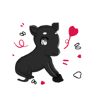 Little Snow Deer ＆ Little Black Sheep（個別スタンプ：16）