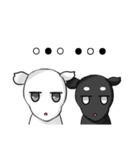 Little Snow Deer ＆ Little Black Sheep（個別スタンプ：17）