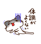 やるきのないねこさん（個別スタンプ：4）