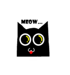 "Meaw Dum" Silly Black Cat（個別スタンプ：21）