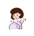 Tough Girl 9-to-5 Daily Routine #K V.1（個別スタンプ：7）