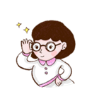 Tough Girl 9-to-5 Daily Routine #K V.1（個別スタンプ：10）