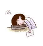Tough Girl 9-to-5 Daily Routine #K V.1（個別スタンプ：13）