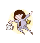 Tough Girl 9-to-5 Daily Routine #K V.1（個別スタンプ：21）