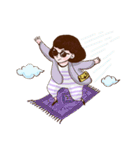 Tough Girl 9-to-5 Daily Routine #K V.1（個別スタンプ：22）