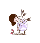 Tough Girl 9-to-5 Daily Routine #K V.1（個別スタンプ：28）